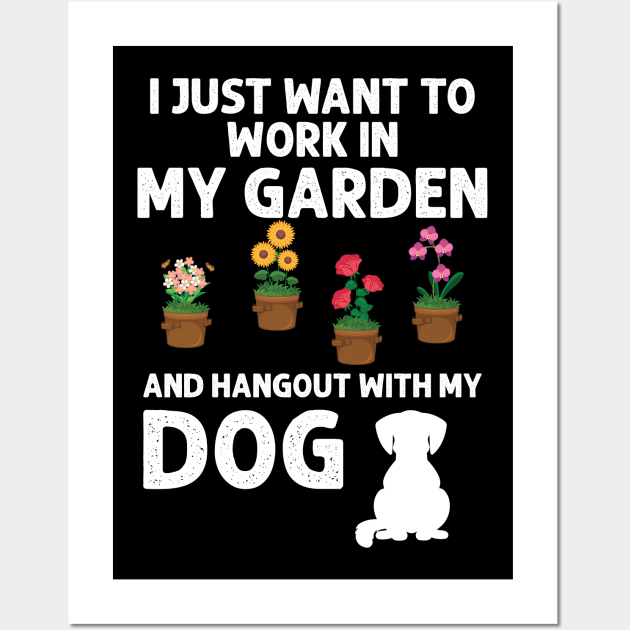 Funny Gardening lover perfect gift Wall Art by Anonic